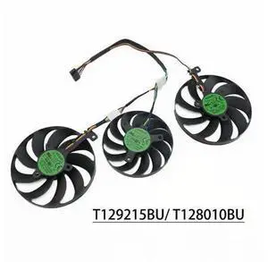 For ASUS Radeon RX 5600/RX 5700/RX 5700XT TUF Gaming graphics cooling fan T129215BU & T128010BU (2 large and 1 small fans) For ASUS Radeon RX 5600/RX 5700/RX 5700XT TUF Gaming graphics cooling fan T129215BU & T128010BU (2 large and 1 small fans)