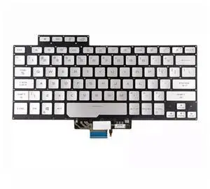 Laptop Keyboard ROG Zephyrus G14 GA401 GA401U Silver US Backlit Laptop Keyboard ROG Zephyrus G14 GA401 GA401U Silver US Backlit