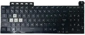 US Layout Backlit Keyboard for TUF Gaming 8 F15 FX506 FA506 FA506II FX506H US Layout Backlit Keyboard for TUF Gaming 8 F15 FX506 FA506 FA506II FX506H