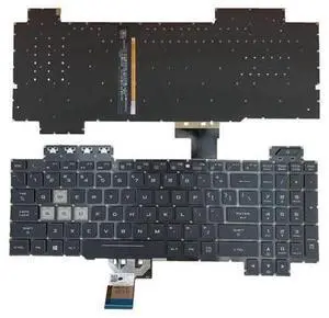 US Layout RGB Colorful Backlight Keyboard for TUF Gaming FX505 FX505D US Layout RGB Colorful Backlight Keyboard for TUF Gaming FX505 FX505D