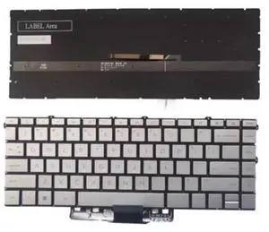 for ENVY x360 15-ew Laptop Backlit US Keyboard Silver Replacement for ENVY x360 15-ew Laptop Backlit US Keyboard Silver Replacement