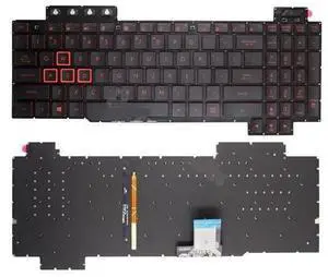 New Black For TUF Gaming FX505D Red US Keyboard Backlit FX505DY FX505DT FX505DU New Black For TUF Gaming FX505D Red US Keyboard Backlit FX505DY FX505DT FX505DU