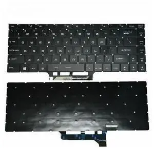 For GS65 GS65 Stealth GS65VR MS-16Q2 Keyboard Backlit US Laptop Replacement For GS65 GS65 Stealth GS65VR MS-16Q2 Keyboard Backlit US Laptop Replacement