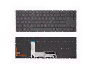 Red Backlit Keyboard AMD US For Omen 15-en 15-EK 15-en0013dx Laptop Layout Red Backlit Keyboard AMD US For Omen 15-en 15-EK 15-en0013dx Laptop Layout