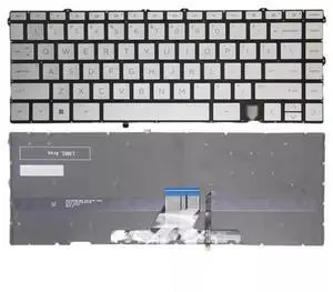 for ENVY x360 15-es 15.6 2-in-1 Laptop Keyboard Backlit Silver Replacement for ENVY x360 15-es 15.6 2-in-1 Laptop Keyboard Backlit Silver Replacement