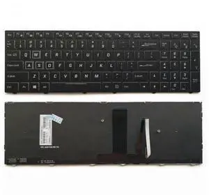 US Layout Color Backlit Keyboard for Clevo N855HJ1 N857HJ1 N870HJ1 N850HP6 US Layout Color Backlit Keyboard for Clevo N855HJ1 N857HJ1 N870HJ1 N850HP6