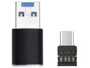USB 3.0 Card Reader for SD/SDXC/TF Micro SD Cards with USB-A & USB-C OTG Dual Connectors, Compatible with Phones & Tablets USB 3.0 Card Reader for SD/SDXC/TF Micro SD Cards with USB-A & USB-C OTG Dual Connectors, Compatible with Phones & Tablets