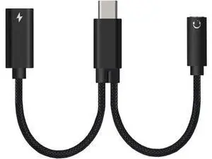 2-in-1 USB C Audio Charging Splitter Dongle, Type C to 3.5mm AUX Mic Jack with 60W PD Fast Charge Compatible with Samsung Note 20/10 S20, Pixel 2/3/4 XL, iPad Pro 2-in-1 USB C Audio Charging Splitter Dongle, Type C to 3.5mm AUX Mic Jack with 60W PD Fast Charge Compatible with Samsung Note 20/10 S20, Pixel 2/3/4 XL, iPad Pro
