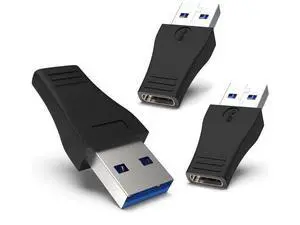 3 Pack USB 3.0 A Male to USB C Female Adapter, USB-A to Type C Charging Converter Compatible with iPhone 15 Series, Apple Watch Ultra, iWatch 8/7, AirPods, iPad, Samsung Galaxy S23/S24, Car Chargers & 3 Pack USB 3.0 A Male to USB C Female Adapter, USB-A to Type C Charging Converter Compatible with iPhone 15 Series, Apple Watch Ultra, iWatch 8/7, AirPods, iPad, Samsung Galaxy S23/S24, Car Chargers &