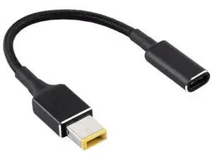 100W PD Nylon Braided Power Cable, 18.5-20V Big Square Male Plug to USB-C Type-C Fast Charging Adapter Cord 100W PD Nylon Braided Power Cable, 18.5-20V Big Square Male Plug to USB-C Type-C Fast Charging Adapter Cord