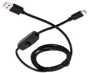 Ultra Mini USB-C OTG Adapter, USB 2.0 Male to Type-C Male Cable with On/Off Switch, 5V Power Extension Cord for Phone Tablet Ultra Mini USB-C OTG Adapter, USB 2.0 Male to Type-C Male Cable with On/Off Switch, 5V Power Extension Cord for Phone Tablet