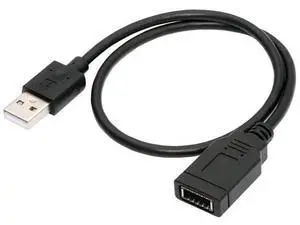 1.31FT USB2.0 Male to Type-E Key-A Female Extension Cable, Mainboard Header to Front Panel Type-C Port Adapter 1.31FT USB2.0 Male to Type-E Key-A Female Extension Cable, Mainboard Header to Front Panel Type-C Port Adapter