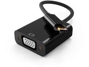 USB C Male to VGA Female Adapter 1080P@60Hz, Thunderbolt 3/4 Type C to VGA Converter Black Compatible with iPhone 15 Plus/15 Pro Max, MacBook Pro, iPad Pro, Surface Book 2 USB C Male to VGA Female Adapter 1080P@60Hz, Thunderbolt 3/4 Type C to VGA Converter Black Compatible with iPhone 15 Plus/15 Pro Max, MacBook Pro, iPad Pro, Surface Book 2