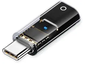 Transparent USB-C Male to Apple Pencil 1st Gen Charging Adapter, Type-C Charging Dongle Connector Compatible with iPad 10th Generation Transparent USB-C Male to Apple Pencil 1st Gen Charging Adapter, Type-C Charging Dongle Connector Compatible with iPad 10th Generation