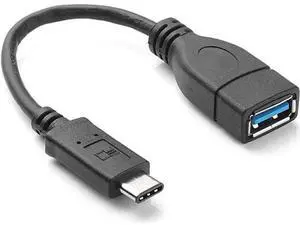 3.94 Inch Short USB-C Male to USB3.0 Female OTG Adapter Cable for Phone, Tablet & External HDD 3.94 Inch Short USB-C Male to USB3.0 Female OTG Adapter Cable for Phone, Tablet & External HDD