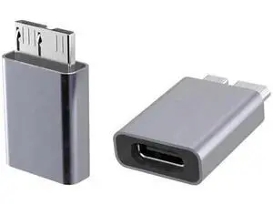 USB 3.1 Gen 2 Type C Female to Micro USB 3.0 Male Adapter, 10Gbps High Speed Data & Power Transfer Converter for Laptop, External SSD, Hard Drive USB 3.1 Gen 2 Type C Female to Micro USB 3.0 Male Adapter, 10Gbps High Speed Data & Power Transfer Converter for Laptop, External SSD, Hard Drive