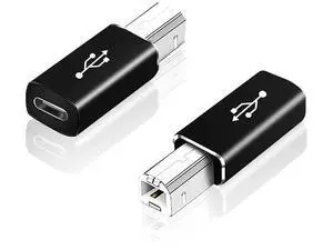 2 Pack USB B Male to USB C Female MIDI Adapter, USB Type B to USB-C Converter Connector Compatible with Printer, Electric Piano, MIDI Keyboard, Laptop, Tablet, All USB-C Devices 2 Pack USB B Male to USB C Female MIDI Adapter, USB Type B to USB-C Converter Connector Compatible with Printer, Electric Piano, MIDI Keyboard, Laptop, Tablet, All USB-C Devices