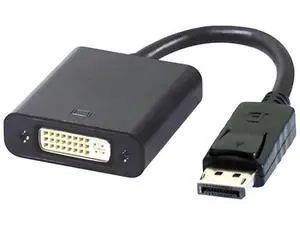 Gold-Plated DisplayPort Male to DVI Female Adapter, DP to DVI Digital Video Converter for PC, Laptop, Monitor and Projector Gold-Plated DisplayPort Male to DVI Female Adapter, DP to DVI Digital Video Converter for PC, Laptop, Monitor and Projector