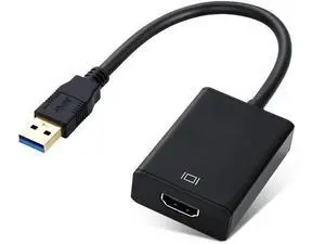USB 3.0/2.0 to HDMI Adapter, 1080P Full HD Video Audio Converter, External Video Display Adapter for Desktop PC Monitor TV, Compatible with Windows XP/7/8/8.1/10 USB 3.0/2.0 to HDMI Adapter, 1080P Full HD Video Audio Converter, External Video Display Adapter for Desktop PC Monitor TV, Compatible with Windows XP/7/8/8.1/10