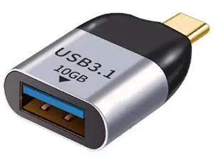 USB 3.0 OTG Adapter, USB-A Female to USB-C Male 10Gbps High Speed Host OTG Data Converter, Compatible with USB-C Laptops, Smartphones and Tablets USB 3.0 OTG Adapter, USB-A Female to USB-C Male 10Gbps High Speed Host OTG Data Converter, Compatible with USB-C Laptops, Smartphones and Tablets