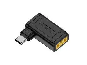 90 Degree Angled Rectangle ThinkPad X1 DC Jack to USB-C Female Power Adapter, 100W 140W PD Fast Charging Converter for Laptops & Phones 90 Degree Angled Rectangle ThinkPad X1 DC Jack to USB-C Female Power Adapter, 100W 140W PD Fast Charging Converter for Laptops & Phones