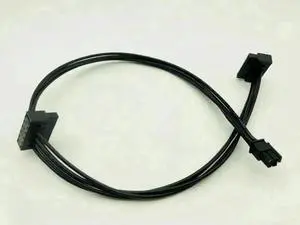45cm Mini 4-Pin to 2 SATA Power Supply Cable, Motherboard Small 4Pin to Dual 15Pin SATA SSD/HDD Power Adapter Cord 45cm Mini 4-Pin to 2 SATA Power Supply Cable, Motherboard Small 4Pin to Dual 15Pin SATA SSD/HDD Power Adapter Cord