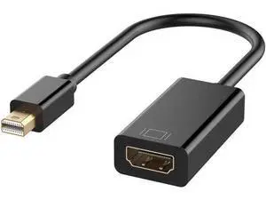 Mini DisplayPort to HDMI Converter Cable, Thunderbolt Compatible Mini DP to HDMI Cord with Gold-Plated Connectors, Fit for MacBook Pro Air Mac Mini Surface Pro 3 4 Laptop Monitor HDTV Projector Mini DisplayPort to HDMI Converter Cable, Thunderbolt Compatible Mini DP to HDMI Cord with Gold-Plated Connectors, Fit for MacBook Pro Air Mac Mini Surface Pro 3 4 Laptop Monitor HDTV Projector