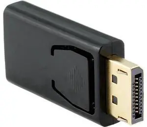 Gold Plated Passive DisplayPort to HDMI Adapter, Compact DP Male to HDMI Female Converter, 1080P Full HD Video Dongle Compatible with Dell HP Lenovo ASUS Acer MSI Laptops Desktops Monitors HDTV Projec Gold Plated Passive DisplayPort to HDMI Adapter, Compact DP Male to HDMI Female Converter, 1080P Full HD Video Dongle Compatible with Dell HP Lenovo ASUS Acer MSI Laptops Desktops Monitors HDTV Projec