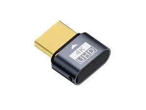 Black HDMI Dummy Plug Virtual Display Emulator, 4K@60Hz HDMI 1.4 EDID DDC Headless Ghost Display Adapter for Remote Work Mining Black HDMI Dummy Plug Virtual Display Emulator, 4K@60Hz HDMI 1.4 EDID DDC Headless Ghost Display Adapter for Remote Work Mining
