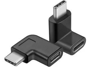 2 Pack 90 Degree USB C Adapter, Guamar USB 3.1 Type C Male to Female Angled Connector, Right/Left/Up/Down Elbow Extender for MacBook Pro/Air, Laptop, Tablet, Android Phone 2 Pack 90 Degree USB C Adapter, Guamar USB 3.1 Type C Male to Female Angled Connector, Right/Left/Up/Down Elbow Extender for MacBook Pro/Air, Laptop, Tablet, Android Phone
