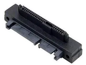 90 Degree Angled SFF-8482 29Pin SAS to 22Pin SATA Adapter for SAS HDD 90 Degree Angled SFF-8482 29Pin SAS to 22Pin SATA Adapter for SAS HDD