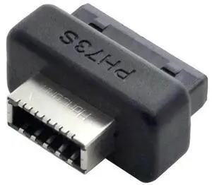 Overmold USB 3.1 Key-A Type-E Front Panel Socket to USB 3.0 20Pin Motherboard Header Male Extension Adapter, Internal Type-E Converter for PC Chassis Front USB-C Port Expansion Overmold USB 3.1 Key-A Type-E Front Panel Socket to USB 3.0 20Pin Motherboard Header Male Extension Adapter, Internal Type-E Converter for PC Chassis Front USB-C Port Expansion