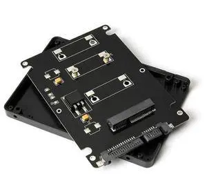 mSATA to SATA 3.0 Adapter Enclosure, Convert mSATA Mini SSD to Standard 2.5 Inch 22Pin SATA Interface mSATA to SATA 3.0 Adapter Enclosure, Convert mSATA Mini SSD to Standard 2.5 Inch 22Pin SATA Interface