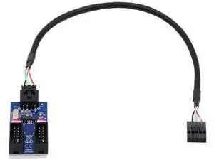 Mainboard USB2.0 9Pin Header 1-to-2 Splitter Cable, 9/10Pin Internal Dual USB-A Female Hub Adapter Mainboard USB2.0 9Pin Header 1-to-2 Splitter Cable, 9/10Pin Internal Dual USB-A Female Hub Adapter