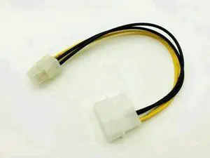 5 Pack SATA 4Pin P3 to P4 12V Power Converter Cable, Dual PSU Synchronization Cord for GPU USB Riser Card, DVI-D & VGA Compatible 5 Pack SATA 4Pin P3 to P4 12V Power Converter Cable, Dual PSU Synchronization Cord for GPU USB Riser Card, DVI-D & VGA Compatible