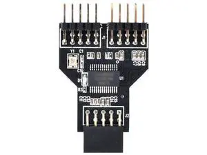 9Pin/10Pin USB 2.0 Header 1 to 2 Female Splitter Cable, Motherboard Internal Port Multiplier Hub Adapter 9Pin/10Pin USB 2.0 Header 1 to 2 Female Splitter Cable, Motherboard Internal Port Multiplier Hub Adapter