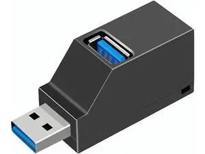 3-Port USB 3.0 Mini OTG Hub, Portable Multi-Port USB Splitter Charging Extender Adapter for MacBook, Laptops & Desktop PCs 3-Port USB 3.0 Mini OTG Hub, Portable Multi-Port USB Splitter Charging Extender Adapter for MacBook, Laptops & Desktop PCs
