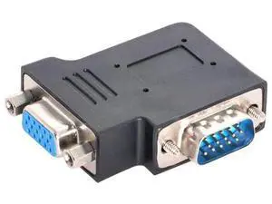 90 Degree Left Angled VGA Gender Changer, HDB15Pin SVGA Male to Female Adapter for Monitor Projector Graphics Card 90 Degree Left Angled VGA Gender Changer, HDB15Pin SVGA Male to Female Adapter for Monitor Projector Graphics Card