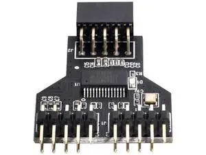 USB 2.0 9Pin/10Pin Motherboard Header 1-to-2 Splitter Adapter, Internal Front Panel USB Hub Extension Connector for PC Mainboard USB 2.0 Port Expansion USB 2.0 9Pin/10Pin Motherboard Header 1-to-2 Splitter Adapter, Internal Front Panel USB Hub Extension Connector for PC Mainboard USB 2.0 Port Expansion