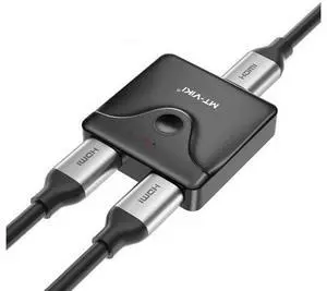 MT-VIKI Bi-Directional HDMI 2.0 Switch 2 in 1 Out / 1 in 2 Out, 4K@60Hz HDMI Switcher Splitter Supports HDR, 3D, HDCP 2.2, Manual Button Control for PS5, Xbox, Roku, HDTV, Monitor MT-VIKI Bi-Directional HDMI 2.0 Switch 2 in 1 Out / 1 in 2 Out, 4K@60Hz HDMI Switcher Splitter Supports HDR, 3D, HDCP 2.2, Manual Button Control for PS5, Xbox, Roku, HDTV, Monitor