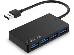 Black Ultra Slim 4-Port USB 3.0 Splitter Hub, High Speed 5Gbps USB Port Expander Compatible with MacBook Air, Mac Mini, iMac Pro, Surface, Ultrabooks, Laptops & PCs Black Ultra Slim 4-Port USB 3.0 Splitter Hub, High Speed 5Gbps USB Port Expander Compatible with MacBook Air, Mac Mini, iMac Pro, Surface, Ultrabooks, Laptops & PCs