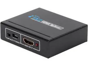 Mini 1x2 HDMI Splitter 4K Ultra HD 1080P@60Hz, USB Powered 1 Input to 2 Output HDMI Distribution Splitter Mini 1x2 HDMI Splitter 4K Ultra HD 1080P@60Hz, USB Powered 1 Input to 2 Output HDMI Distribution Splitter