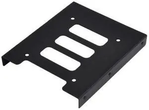 2.5 to 3.5 Inch Hard Drive Mounting Bracket, Metal Hard Disk Frame SSD Adapter Tray, Desktop PC 2.5" SSD/HDD to 3.5" Drive Bay Conversion Bracket 2.5 to 3.5 Inch Hard Drive Mounting Bracket, Metal Hard Disk Frame SSD Adapter Tray, Desktop PC 2.5" SSD/HDD to 3.5" Drive Bay Conversion Bracket