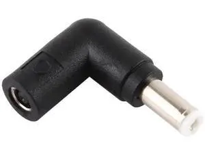 Black DC Power Adapter Converter, 4.5×3.0mm Female to 5.5×2.1mm Male for Laptops Black DC Power Adapter Converter, 4.5×3.0mm Female to 5.5×2.1mm Male for Laptops