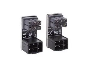 2 Pack 360° Adjustable ATX 6Pin Male to Female GPU Power Angle Adapter, 12V Graphics Card Power Connector 2 Pack 360° Adjustable ATX 6Pin Male to Female GPU Power Angle Adapter, 12V Graphics Card Power Connector