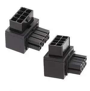 2 Pack 90° Up/Down Angled ATX 8P EPS Male to Female CPU Power Adapter, 12V 2 Pack 90° Up/Down Angled ATX 8P EPS Male to Female CPU Power Adapter, 12V
