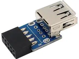 PH29A Single Interface USB2.0 9Pin To Dual USB-A Internal Splitter Adapter, Mainboard Header Converter For Desktop Internal USB & RGB Accessories PH29A Single Interface USB2.0 9Pin To Dual USB-A Internal Splitter Adapter, Mainboard Header Converter For Desktop Internal USB & RGB Accessories