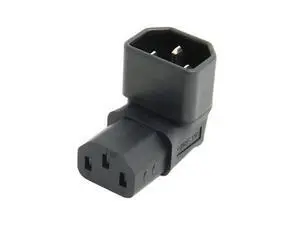 90 Degree Down Angled IEC C14 Male to C13 Female Power Extension Adapter 10A 250V for PC Monitor PDU Server Chassis Printer 90 Degree Down Angled IEC C14 Male to C13 Female Power Extension Adapter 10A 250V for PC Monitor PDU Server Chassis Printer