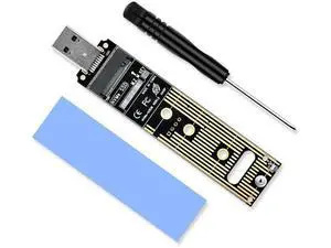 USB 3.1 Gen 2 M.2 NVMe SSD Adapter, 10Gbps M-Key External SSD Reader with UASP, Supports Up to 4TB, Fits 2230/2242/2260/2280 NVMe Drives Only USB 3.1 Gen 2 M.2 NVMe SSD Adapter, 10Gbps M-Key External SSD Reader with UASP, Supports Up to 4TB, Fits 2230/2242/2260/2280 NVMe Drives Only
