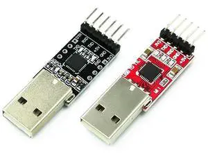 2PC USB 2.0 to UART TTL 6PIN Module, CP2102 Serial Converter Adapter with 3.3V/5V Dual Power for Arduino ESP32 ESP8266 STM32 2PC USB 2.0 to UART TTL 6PIN Module, CP2102 Serial Converter Adapter with 3.3V/5V Dual Power for Arduino ESP32 ESP8266 STM32